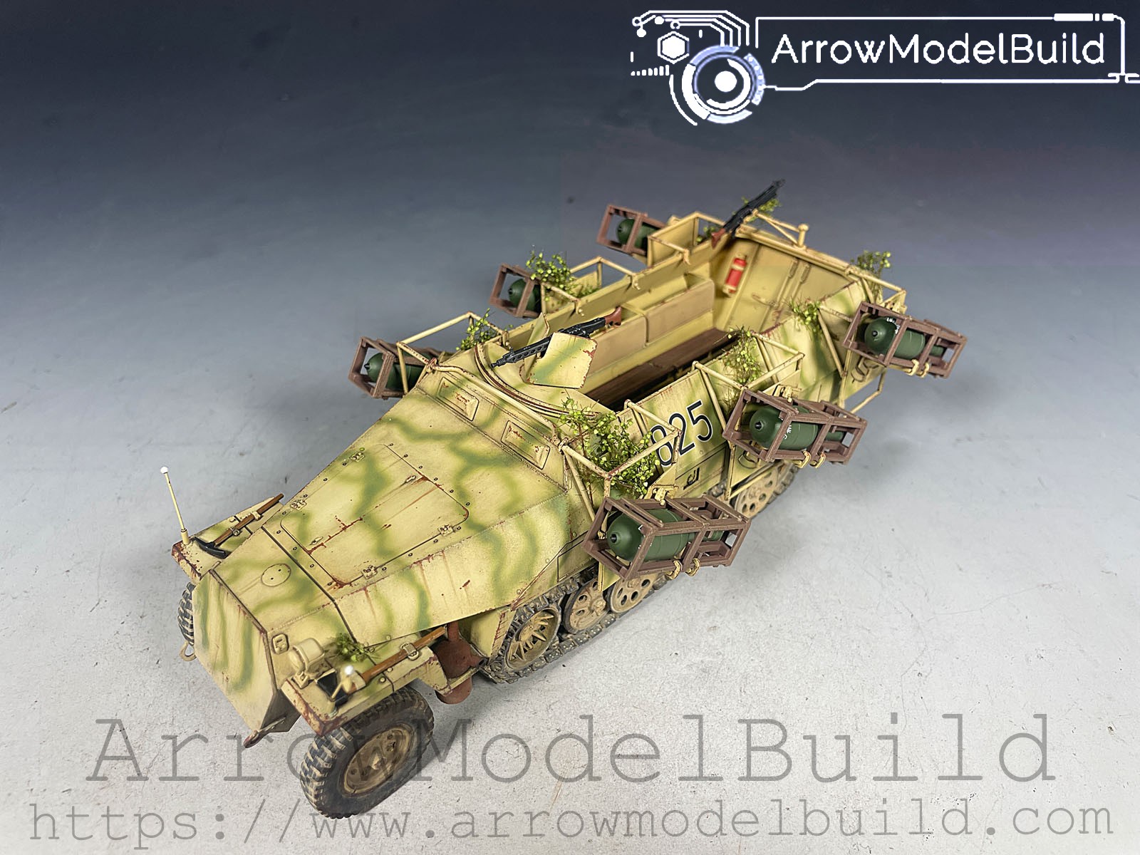 Picture of AeroModelBuild Missile Launcher Land Stuka Built & Painted 1/35 Model Kit