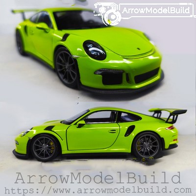 Picture of AeroModelBuild Porsche 911 GT3 (Mustard Green) Built & Painted 1/24 Model Kit