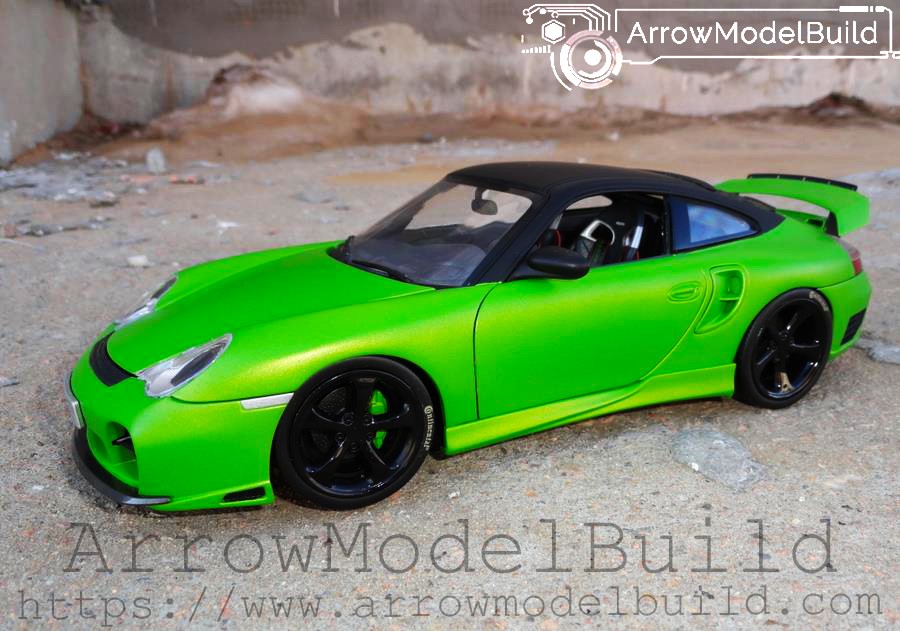 Picture of AeroModelBuild Porsche Techart (Leaf Green) Built & Painted 1/18 Model Kit