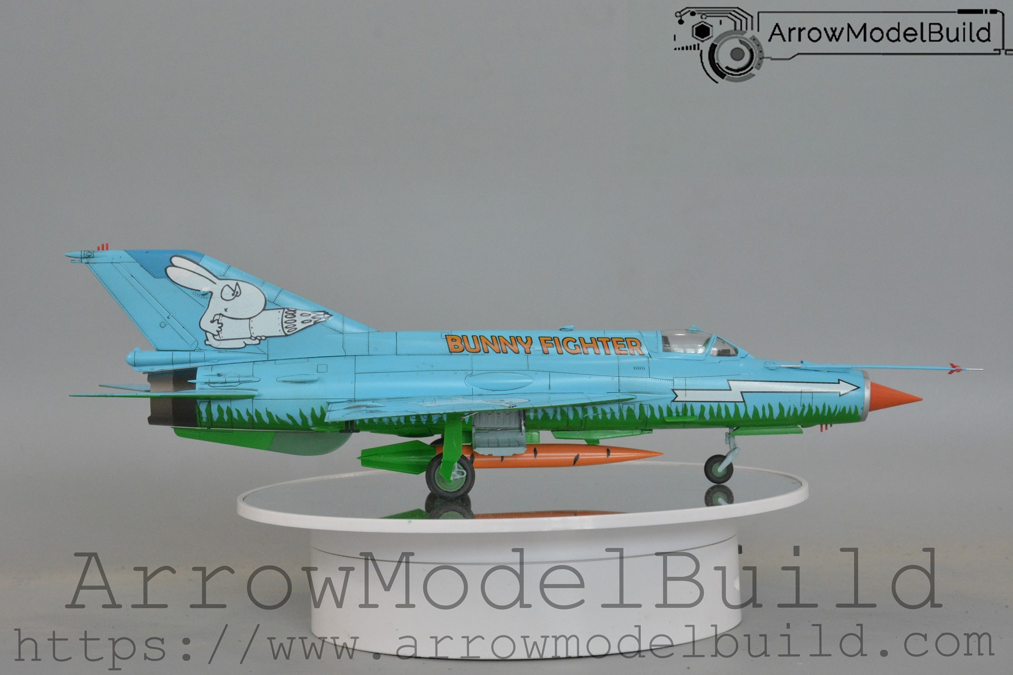 Picture of AeroModelBuild MiG-21 Bunny Fighter Version Built & Painted 1/48 Model Kit