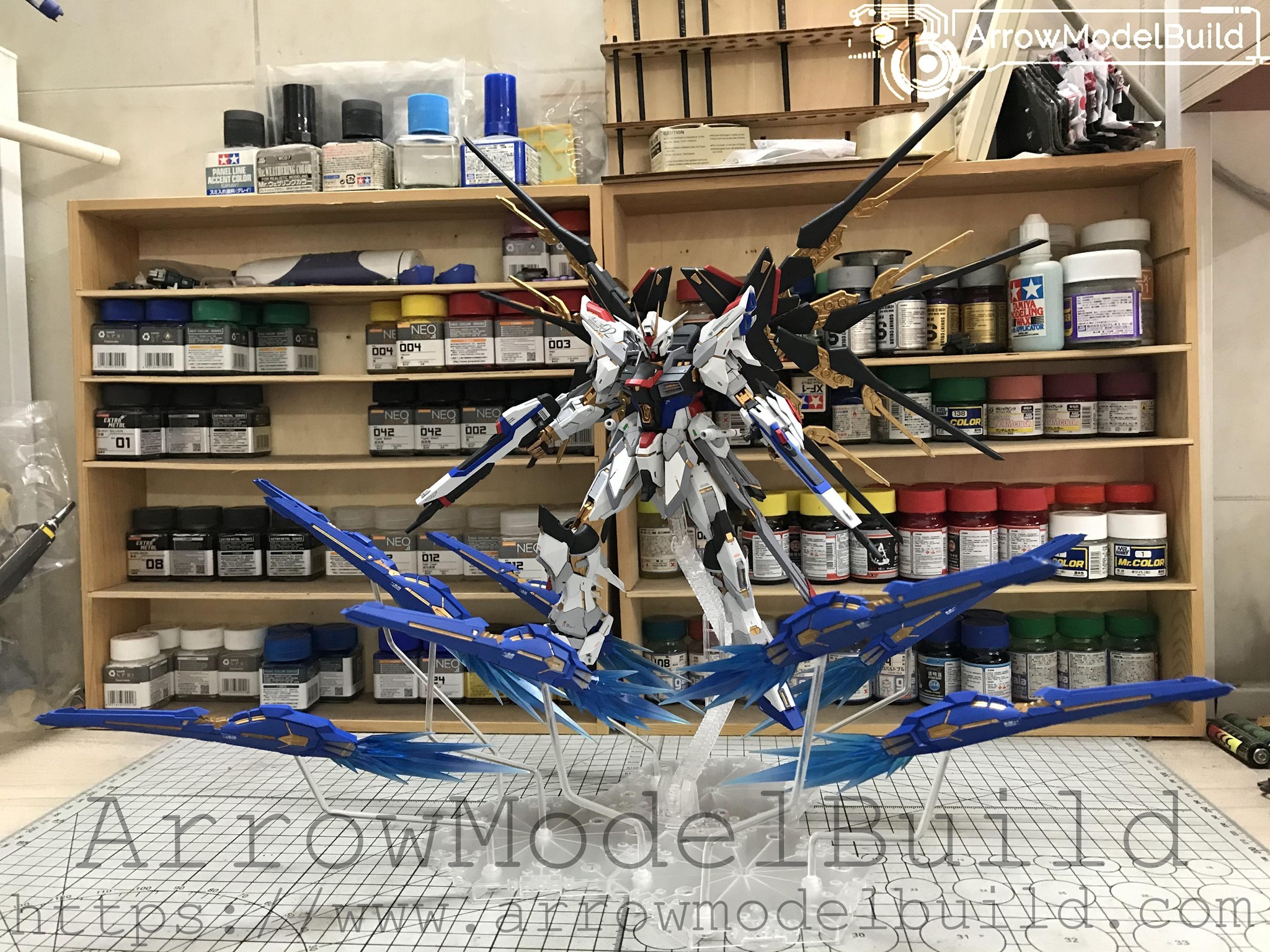 Picture of AeroModelBuild Strike Freedom (2.0) Built & Painted MG 1/100 Resin Model Kit