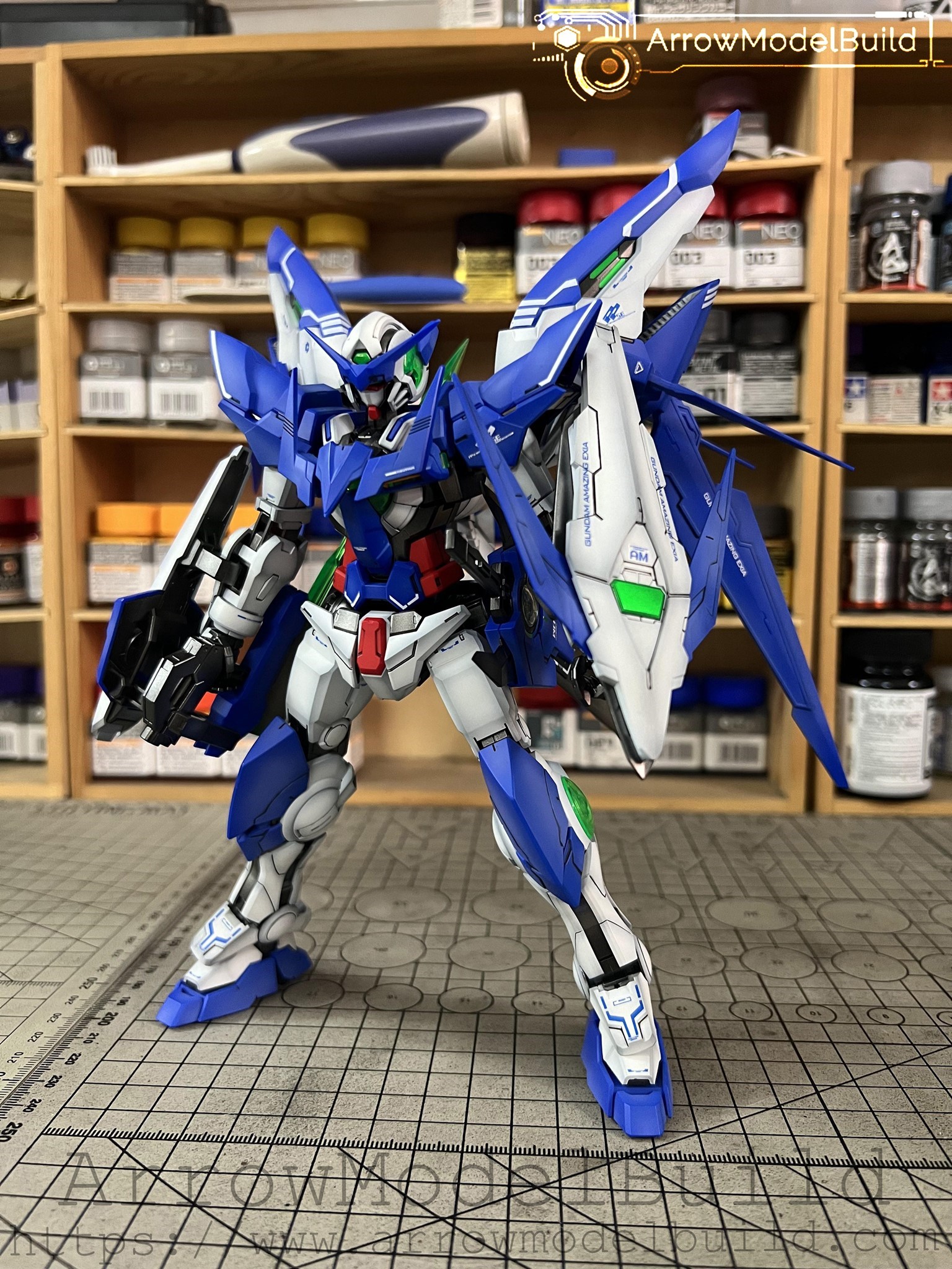 Picture of AeroModelBuild Amazing Exia Gundam (Shaping 2.0) Built & Painted MG 1/100 Model Kit