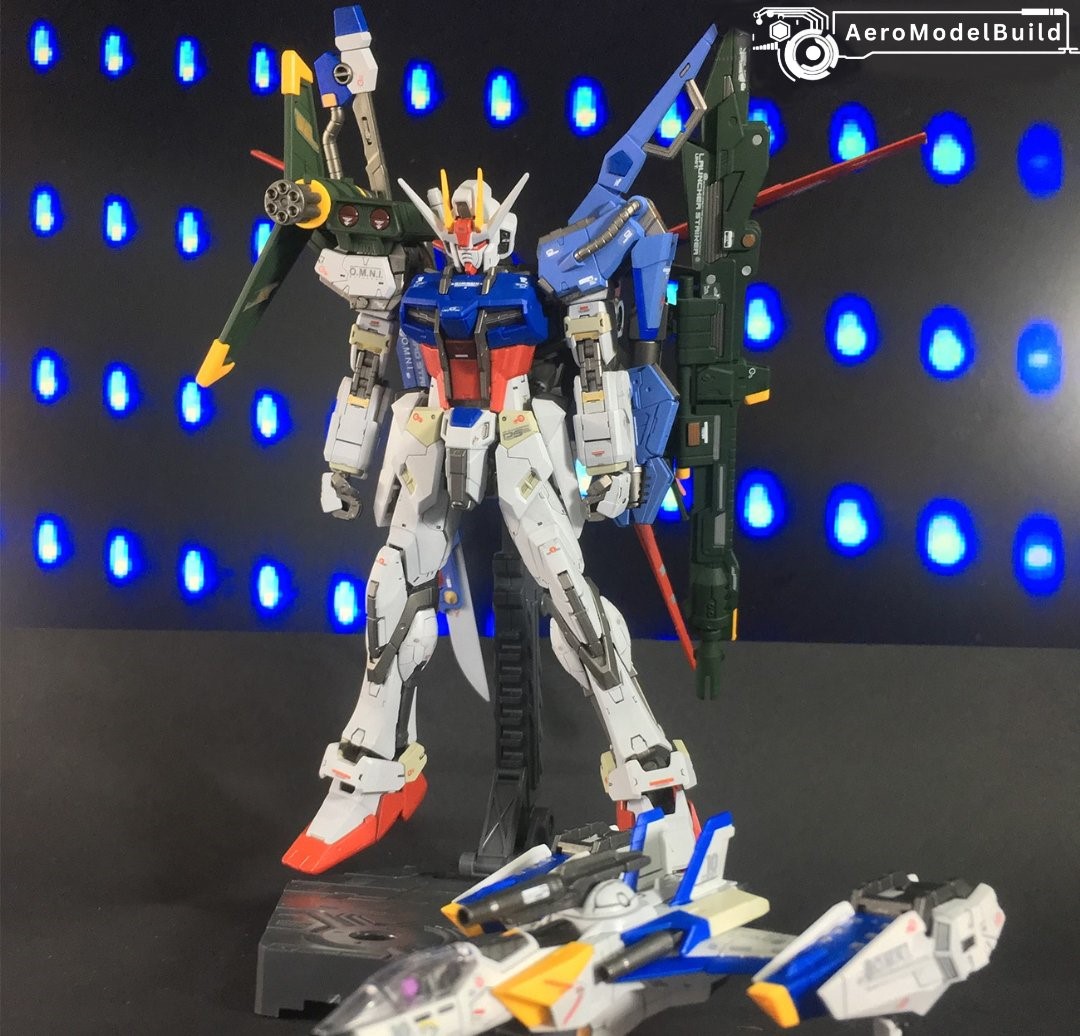 Picture of AeroModelBuild Gundam Perfect Strike Built & Painted RG 1/144 - Preorder