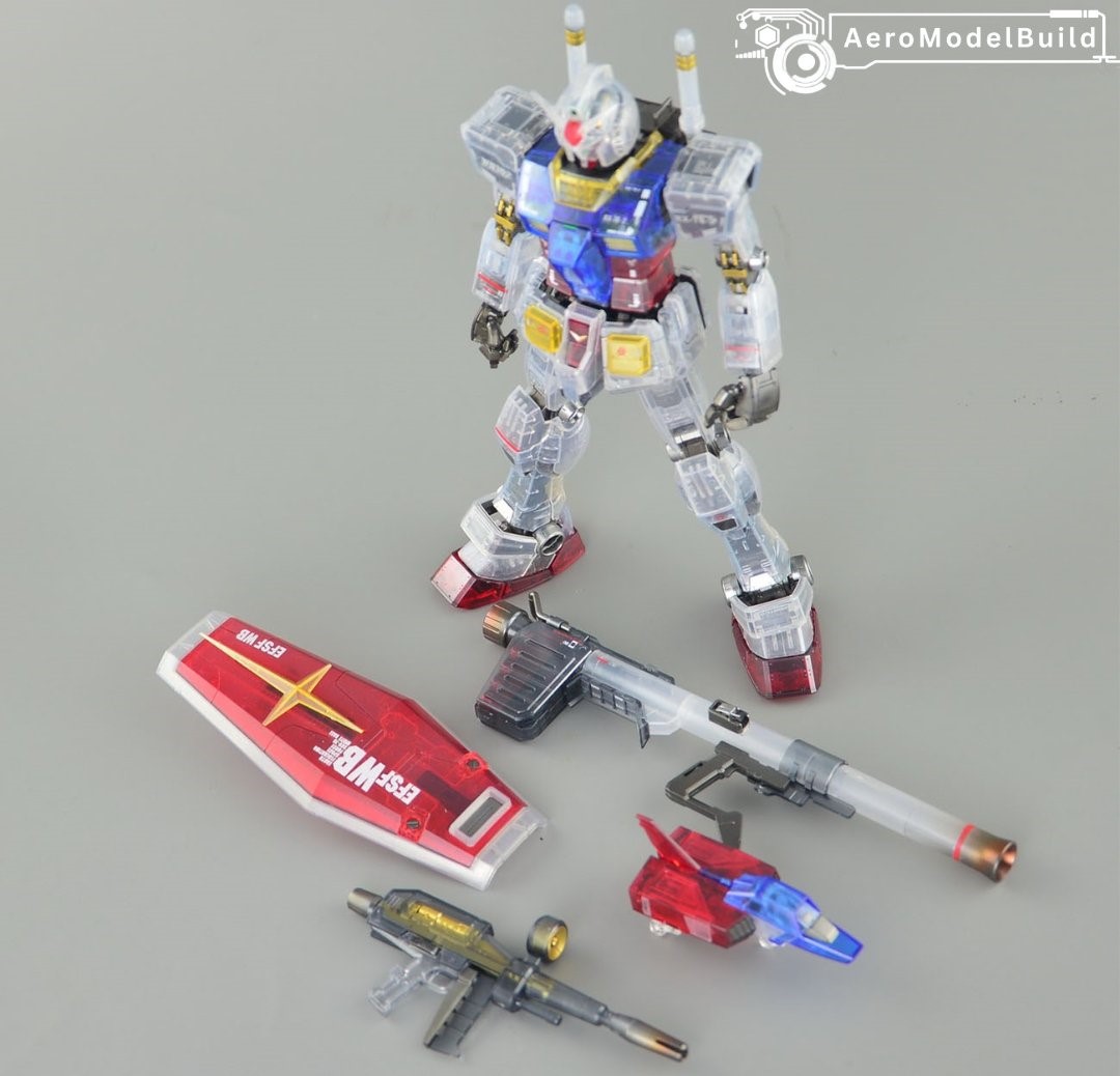 Picture of AeroModelBuild Gundam (Transpancy) Built & Painted MG 1/100 Model Kit