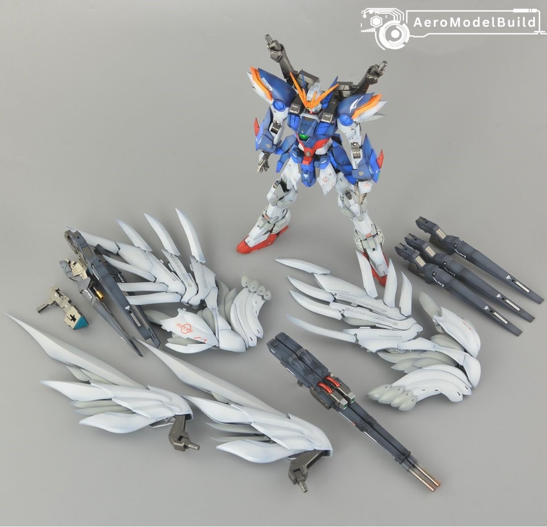 Picture of AeroModelBuild Wing Zero Custom EW with Drei Zwerg Built & Painted MG 1/100 Model Kit