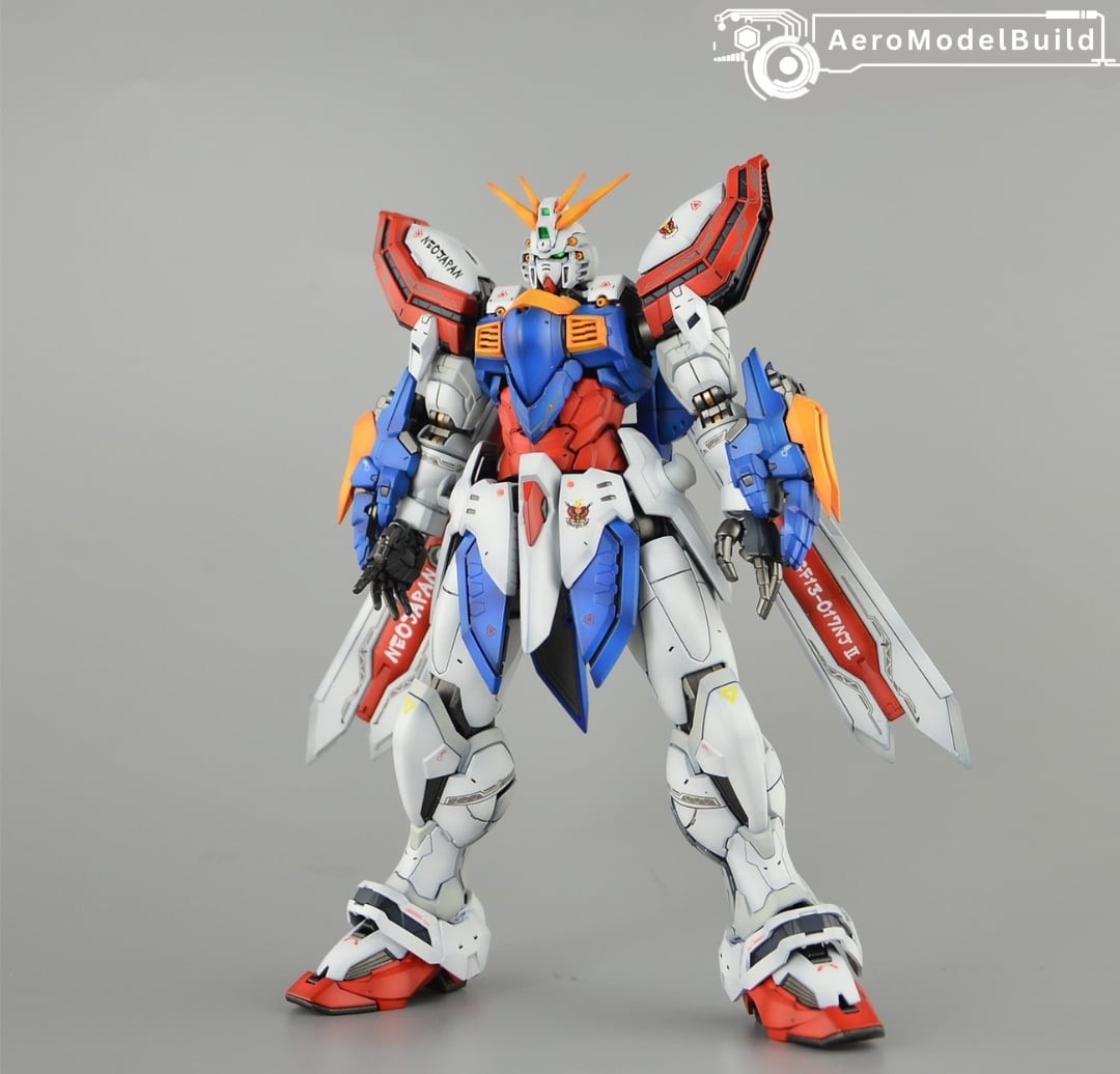 Picture of AeroModelBuild God Gundam Built & Painted HIRM 1/100 Model Kit