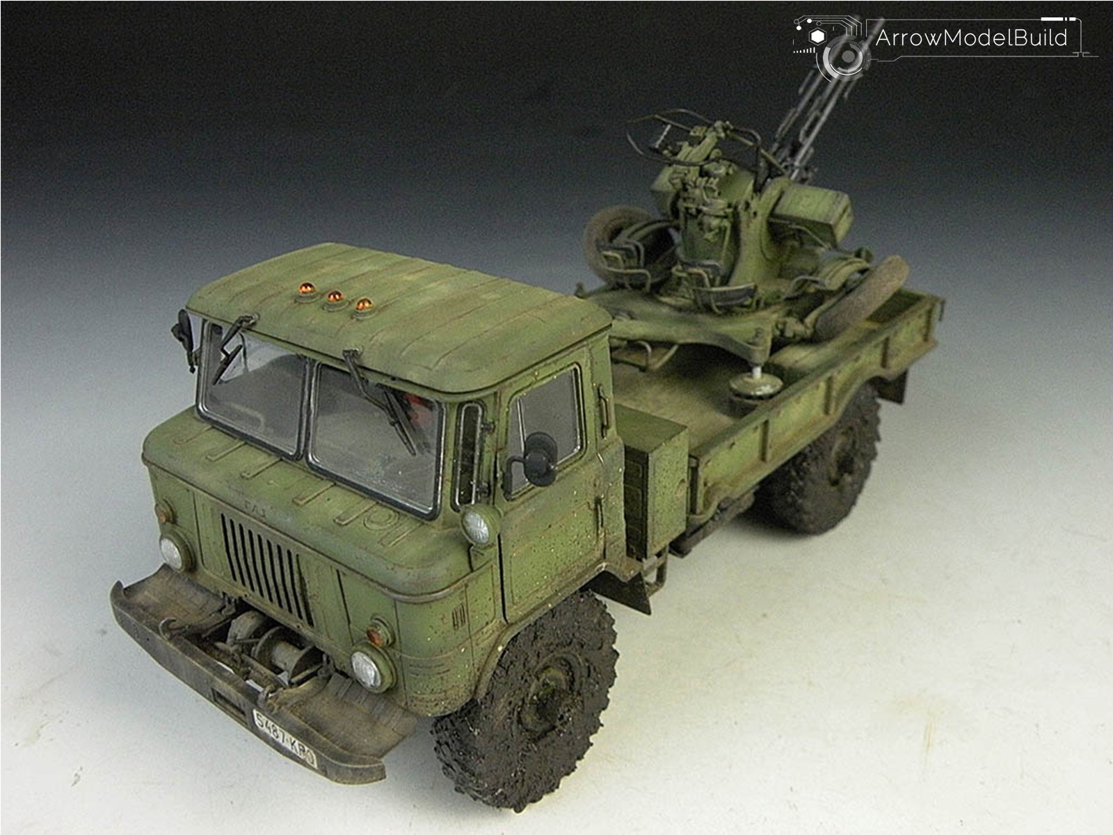 Picture of AeroModelBuild GAZ-66 Military Vehicle Built & Painted 1/35 Model Kit