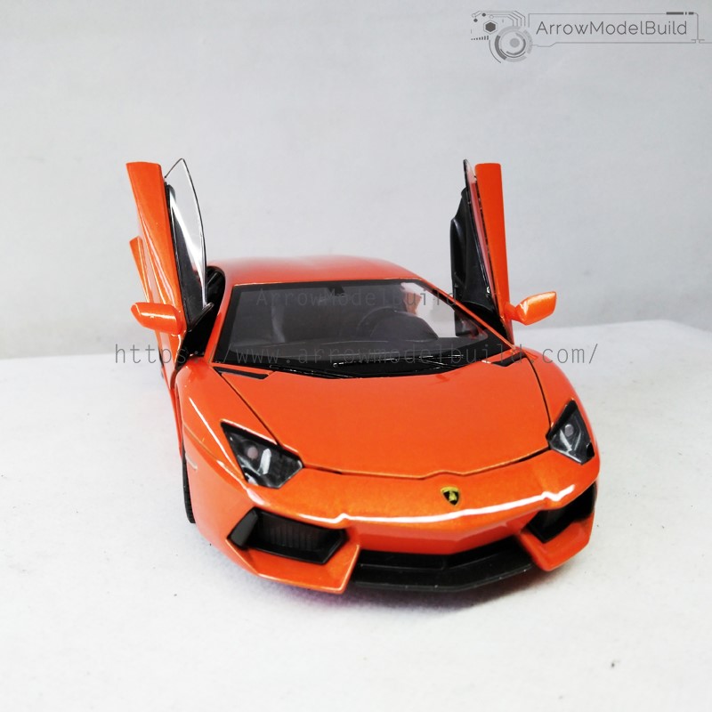 Picture of AeroModelBuild Lamborghini LP700 Custom Color (Flame Orange) 1/24 Model Kit