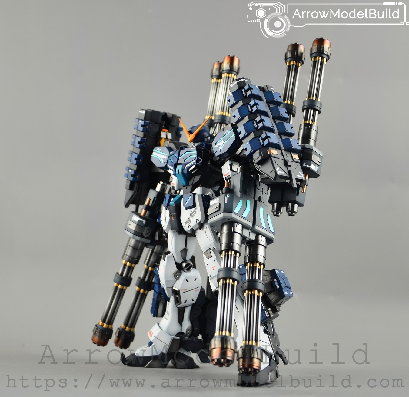 Picture of AeroModelBuild Heavyarms Gundam EW (IGEL Unit) Customs Color Built & Painted MG 1/100 Model Kit