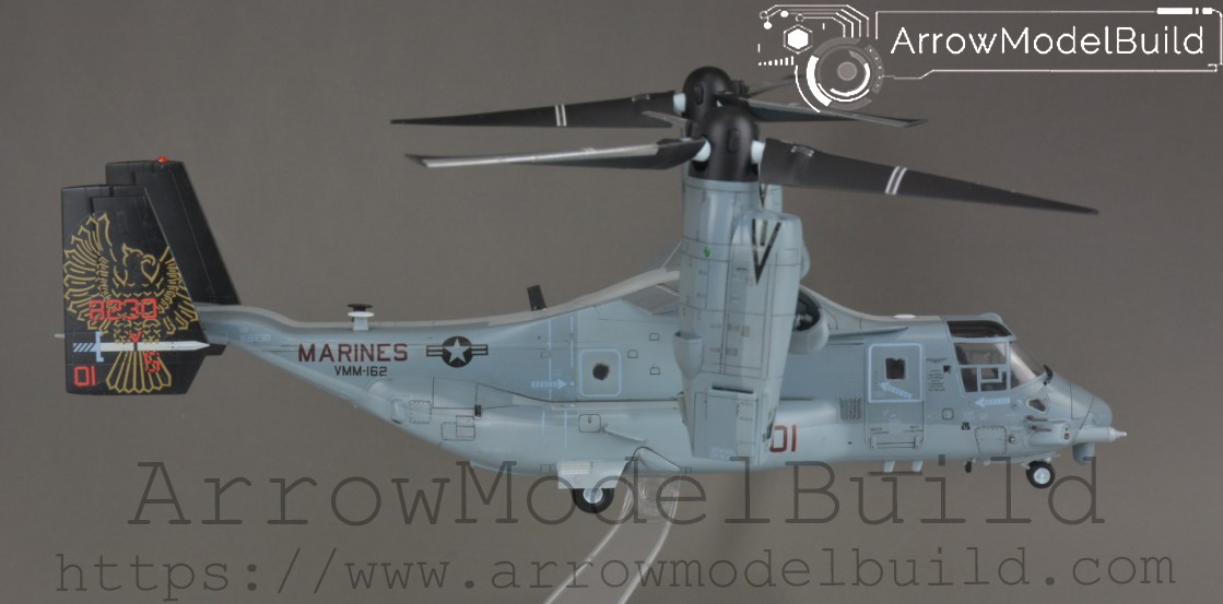 Picture of AeroModelBuild American MV-22 Osprey Tilt-rotor Transport Aircraft Built & Painted 1/72 Model Kit