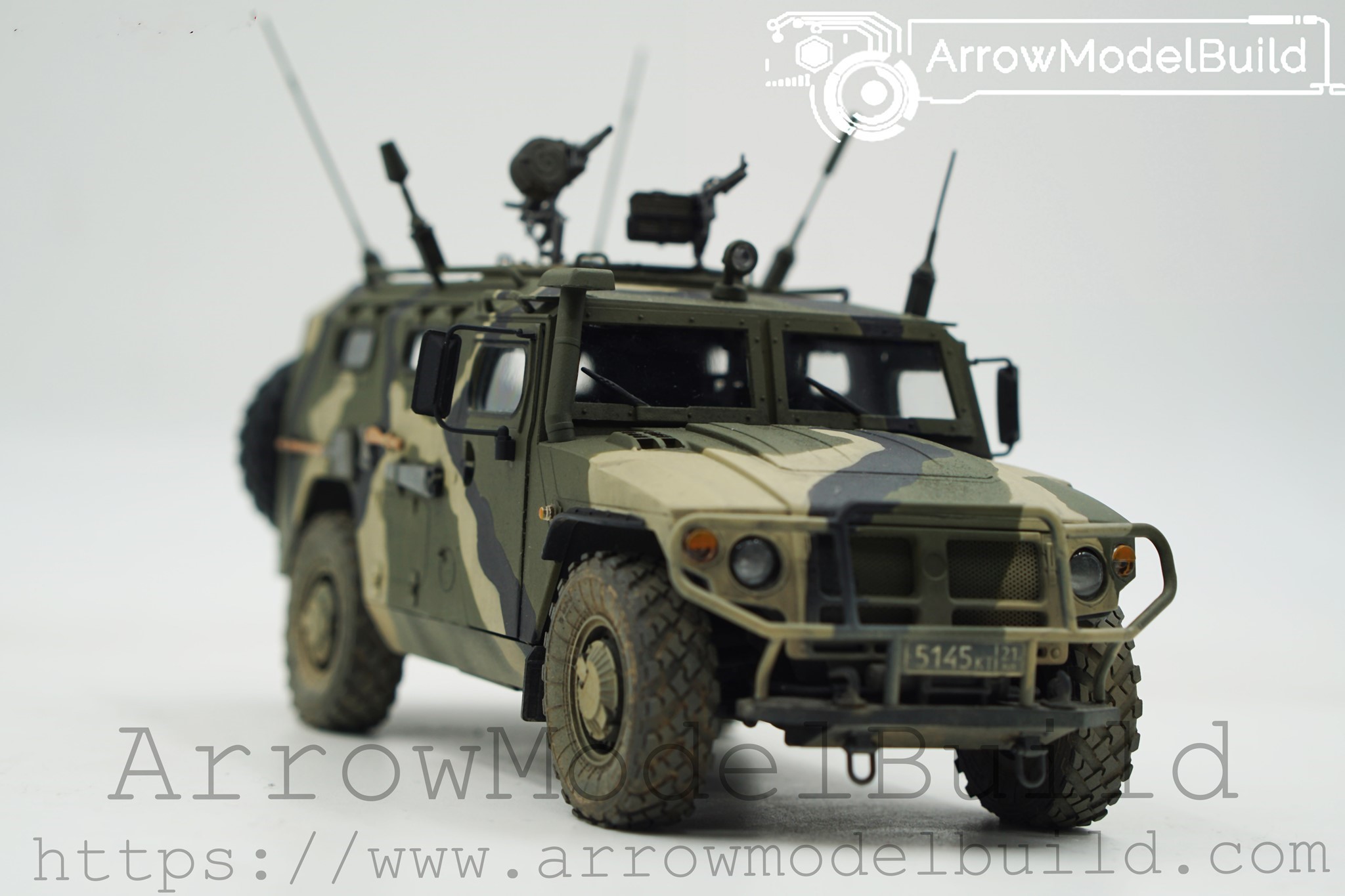 Picture of AeroModelBuild Tiger Armored Vehicle Hummersky VS-003 Built & Painted 1/35 Model Kit