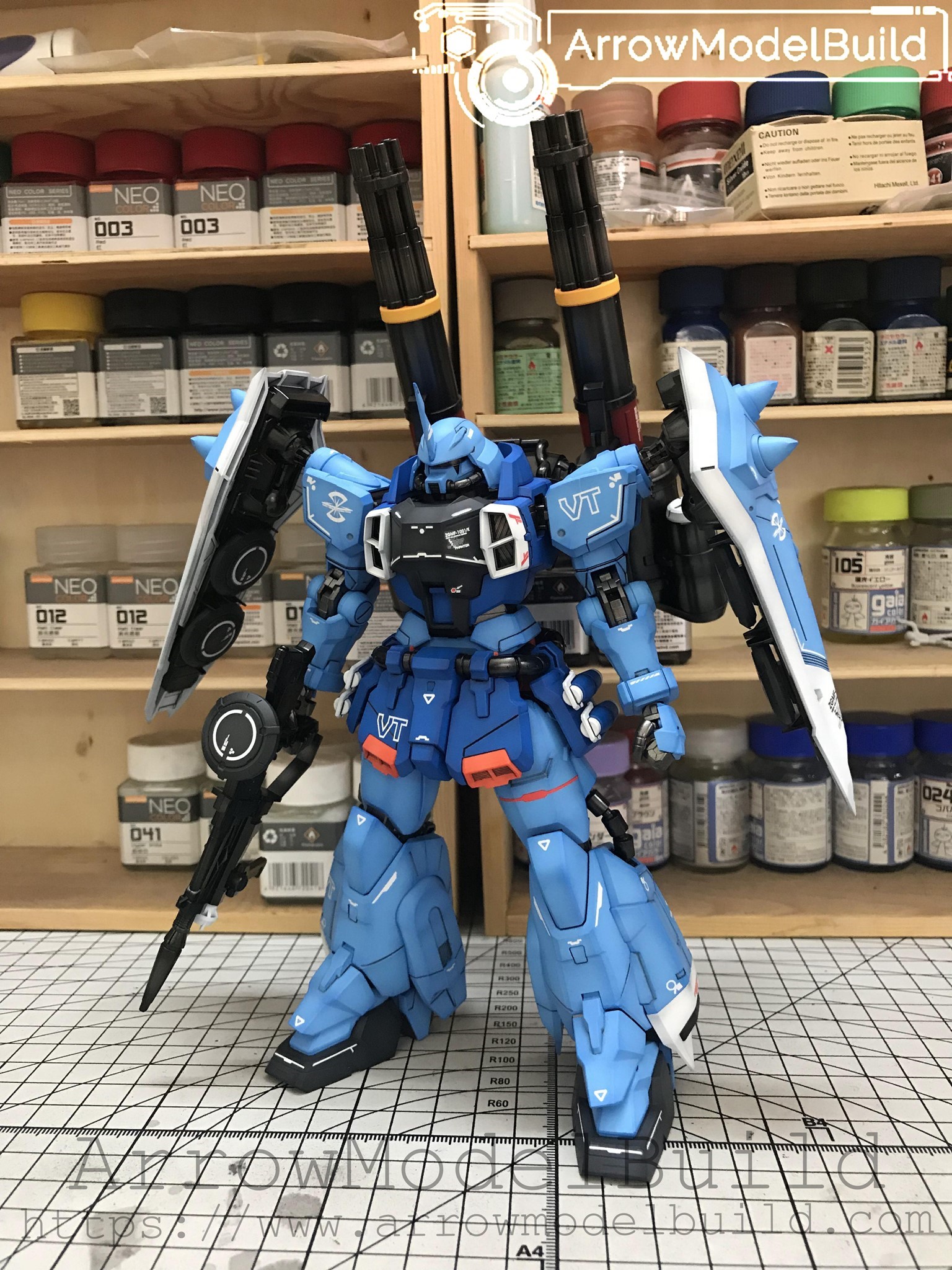 Picture of AeroModelBuild Slash Zaku Phantom Built & Painted MG 1/100 Model Kit
