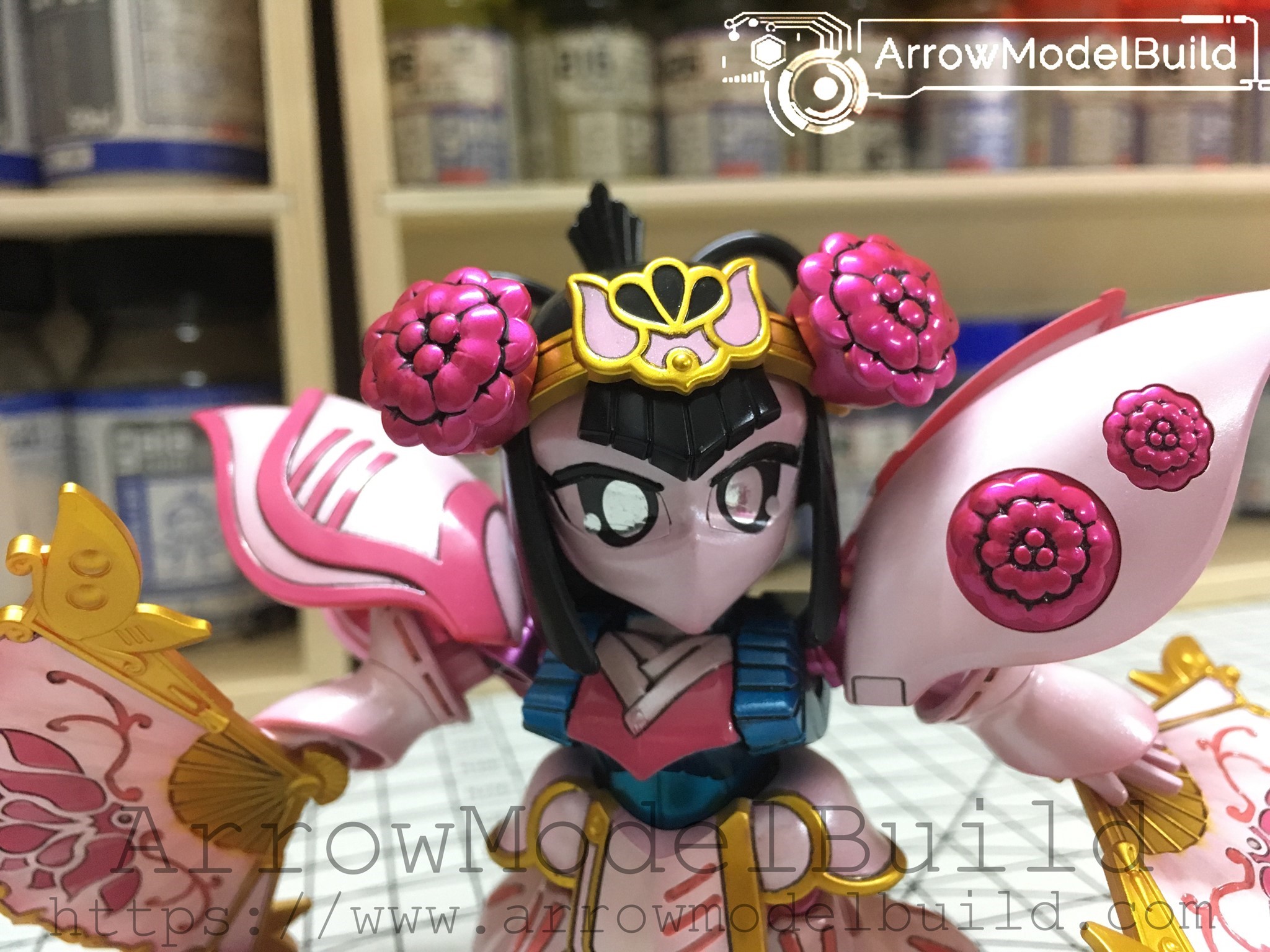 Picture of AeroModelBuild Lu Bu Diao Chan Kabini Built & Painted SD Model Kit