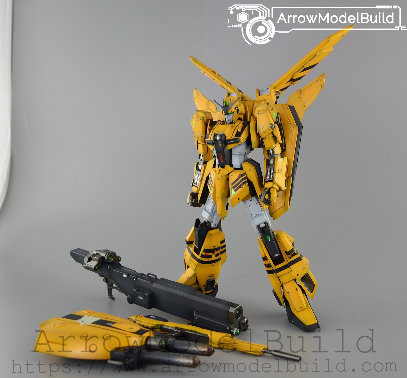 Picture of AeroModelBuild Zeta Gundam III B Type Gray Zeta Built & Painted MG 1/100 Model Kit