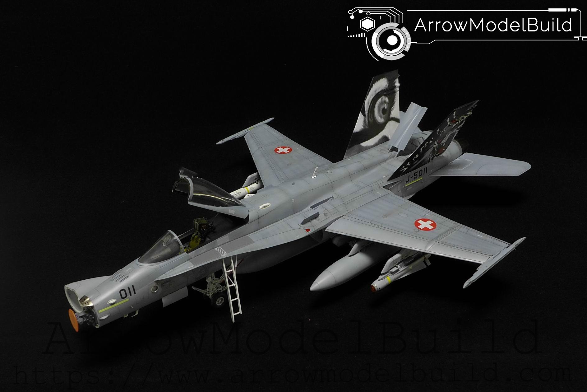 Picture of AeroModelBuild F/A-18C Super Hornet Fighter Built & Painted 1/48 Model Kit