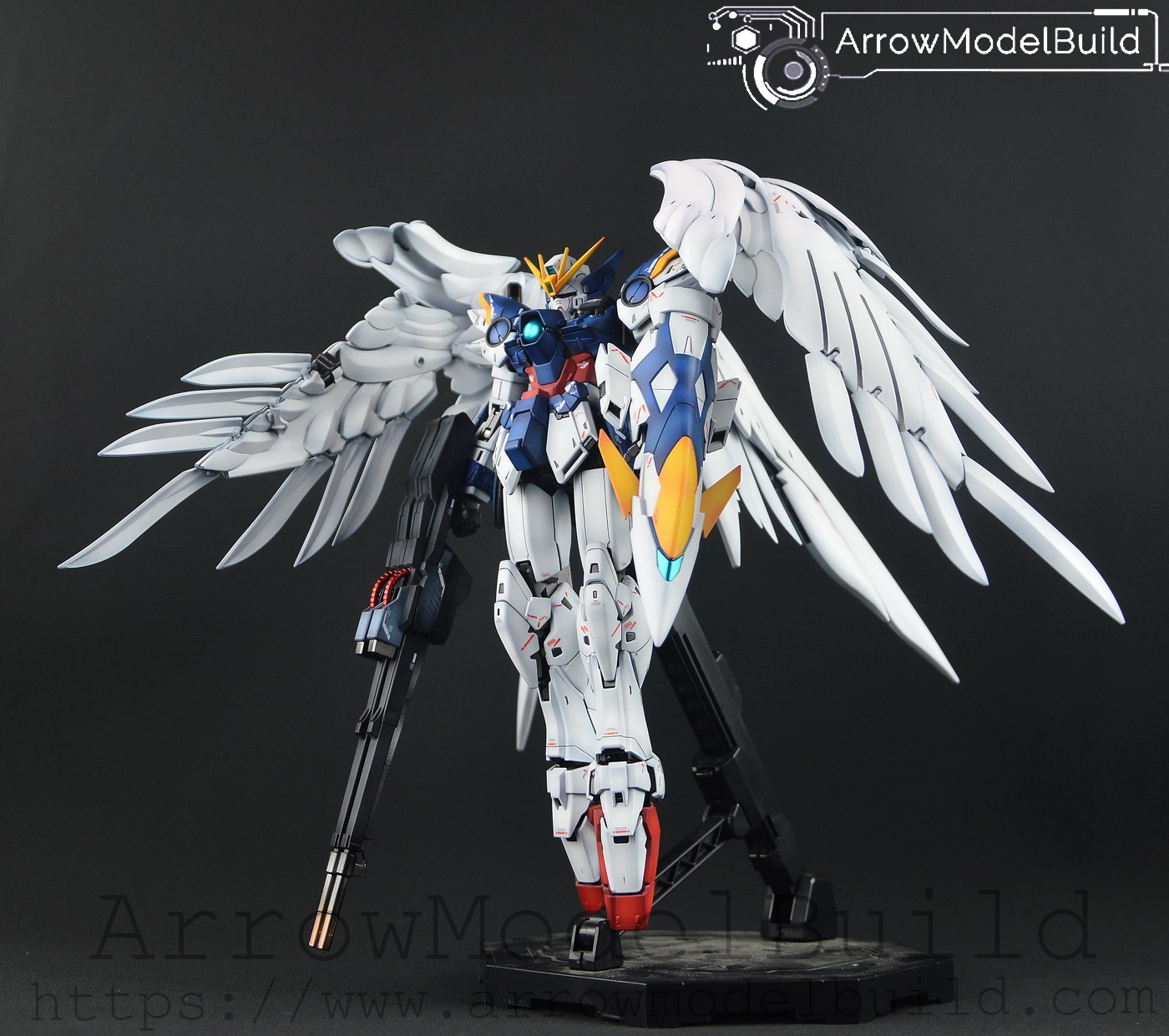 Picture of AeroModelBuild Wing Gundam Zero EW Ver Ka Premium Built & Painted MG 1/100 Model Kit
